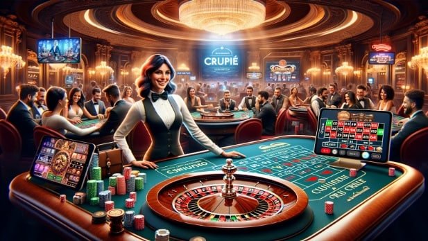 Studio Auto Roulette super slot dengan roda roulette dan multilayer kamera live